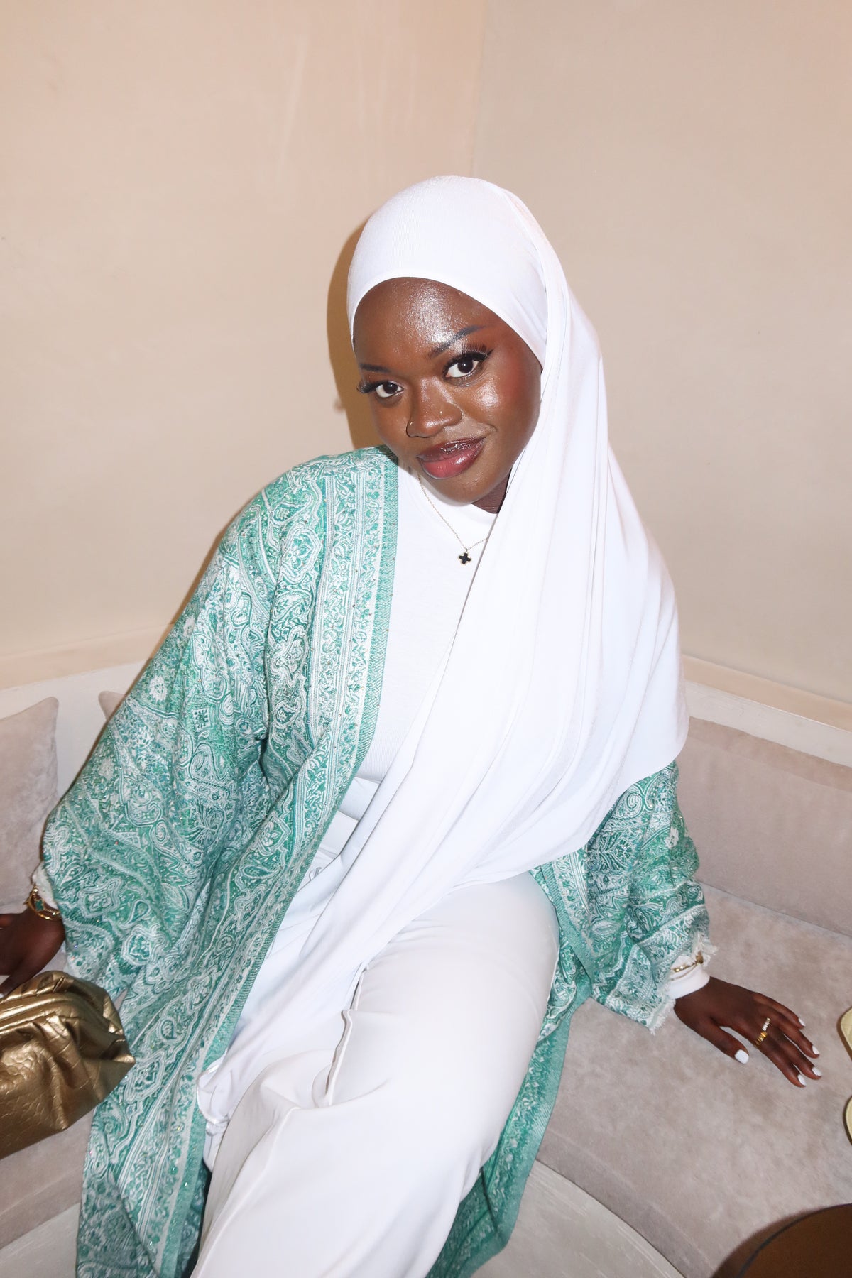 Abaya im Pashmina-Look