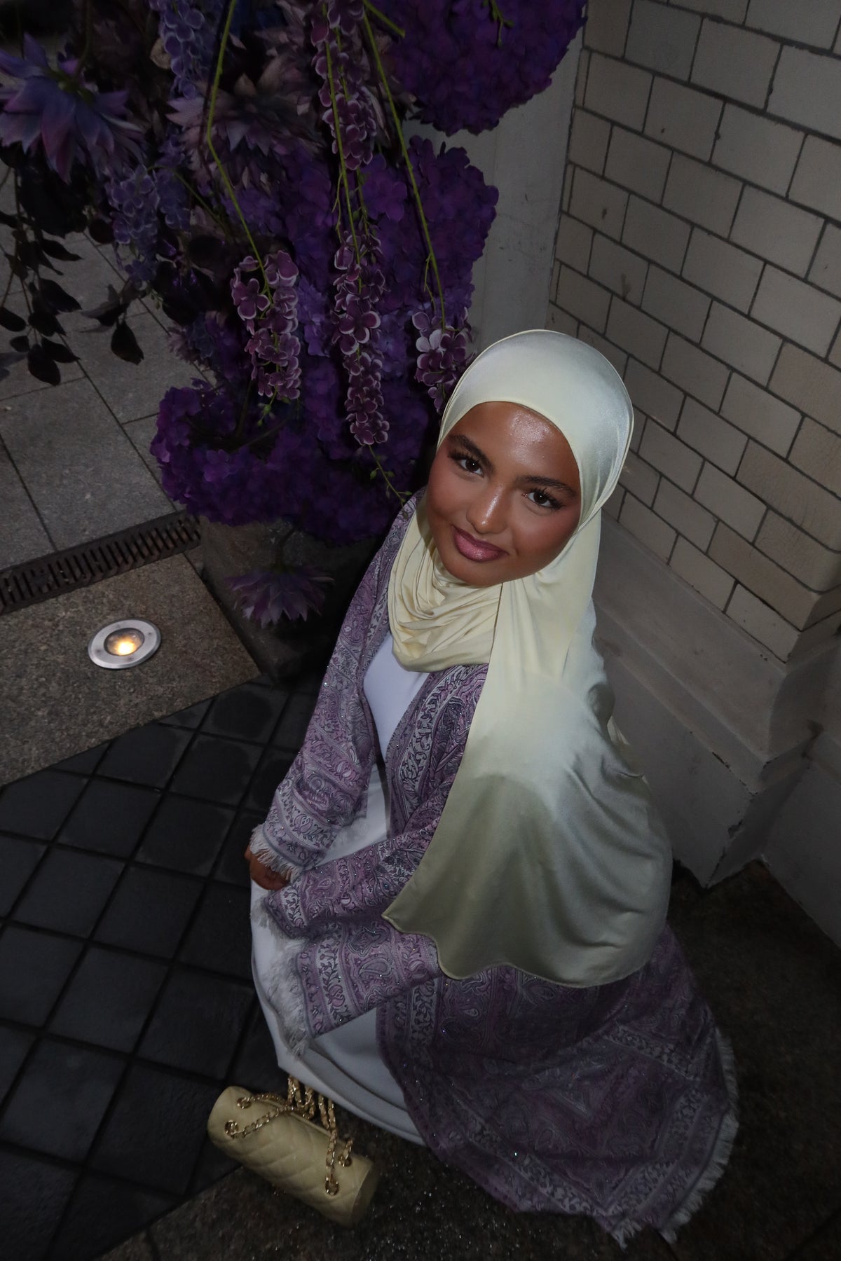 Abaya im Pashmina-Look