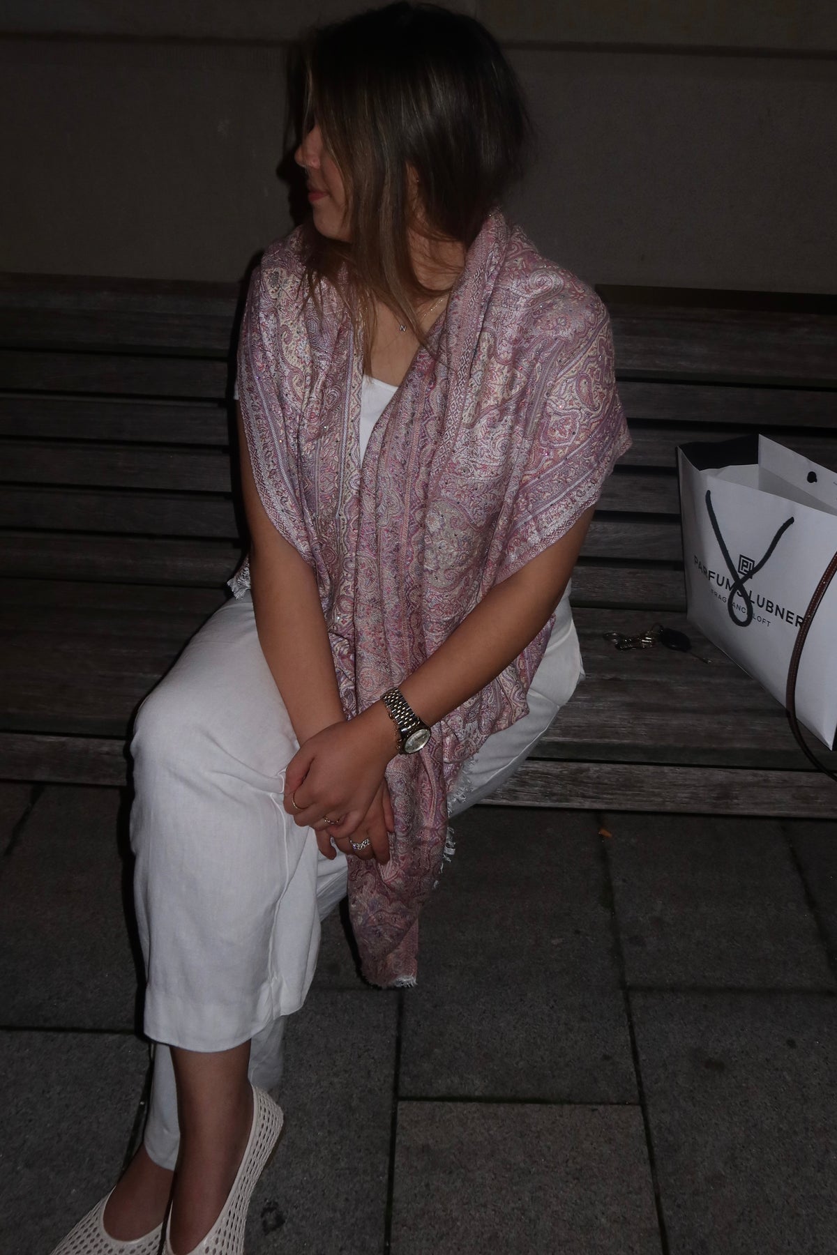 Hijab im Pashmina-Look