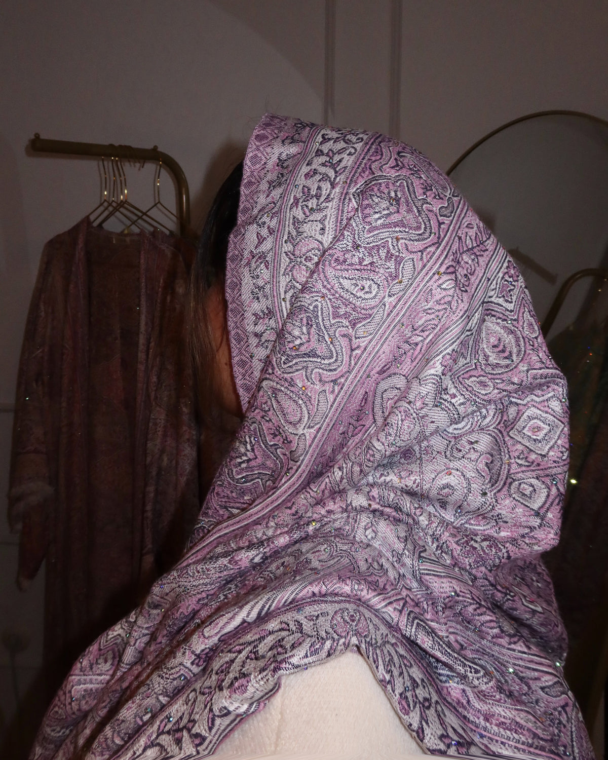 Hijab im Pashmina-Look